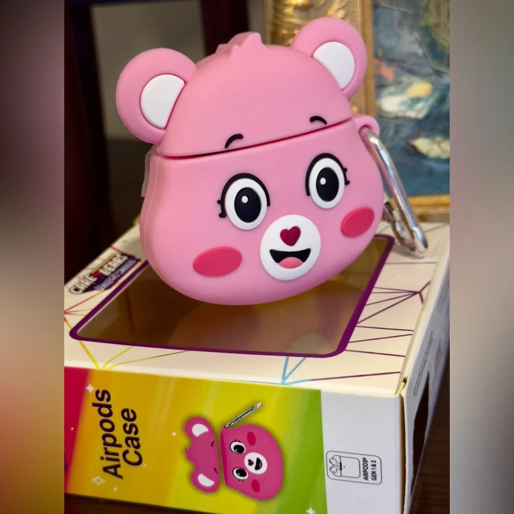 Cheer Bear Airpod Case Care Bears Generation 1 & 2 Unlock The Magic NEW in Box!